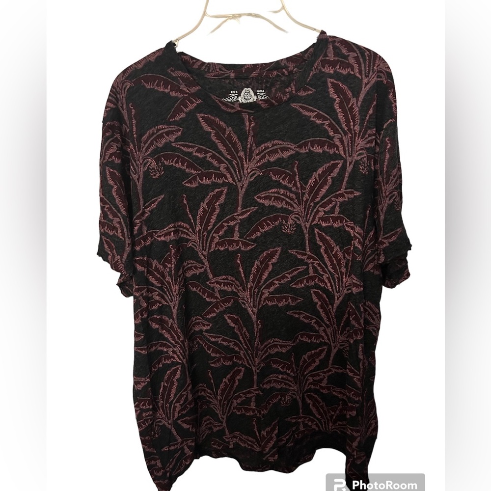 American Rag Men’s Palm Frond Print T-shirt Sz 3XL
